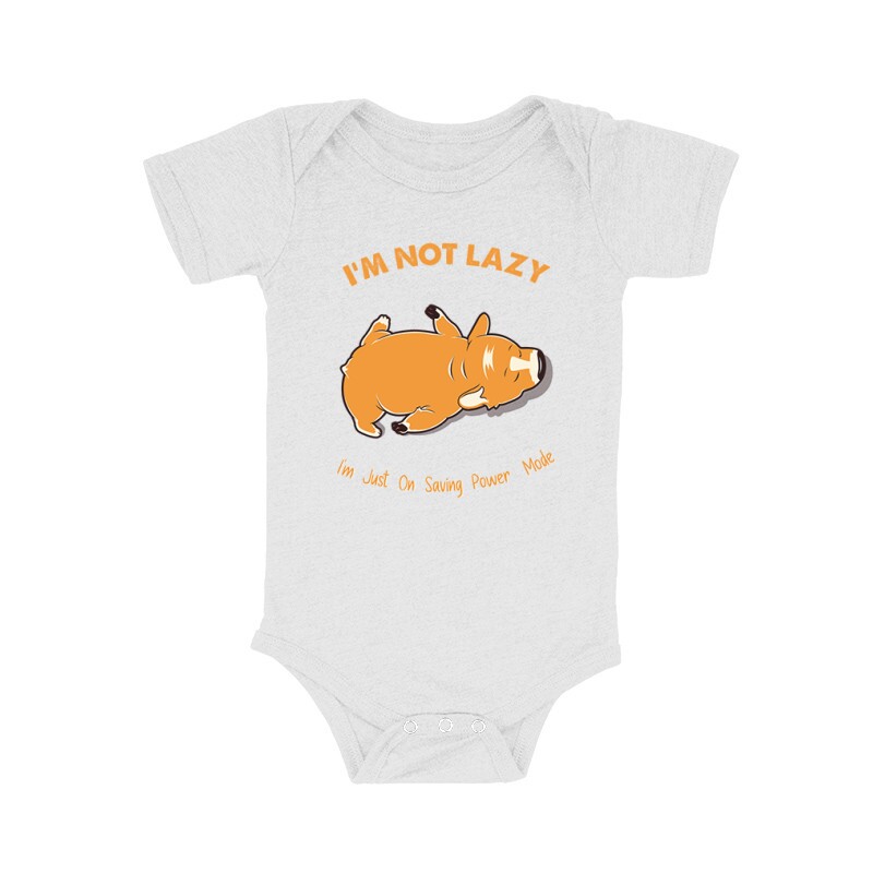 Lazy Corgi Bébi body