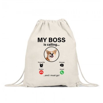 My Boss Calling Corgi Tornazsák