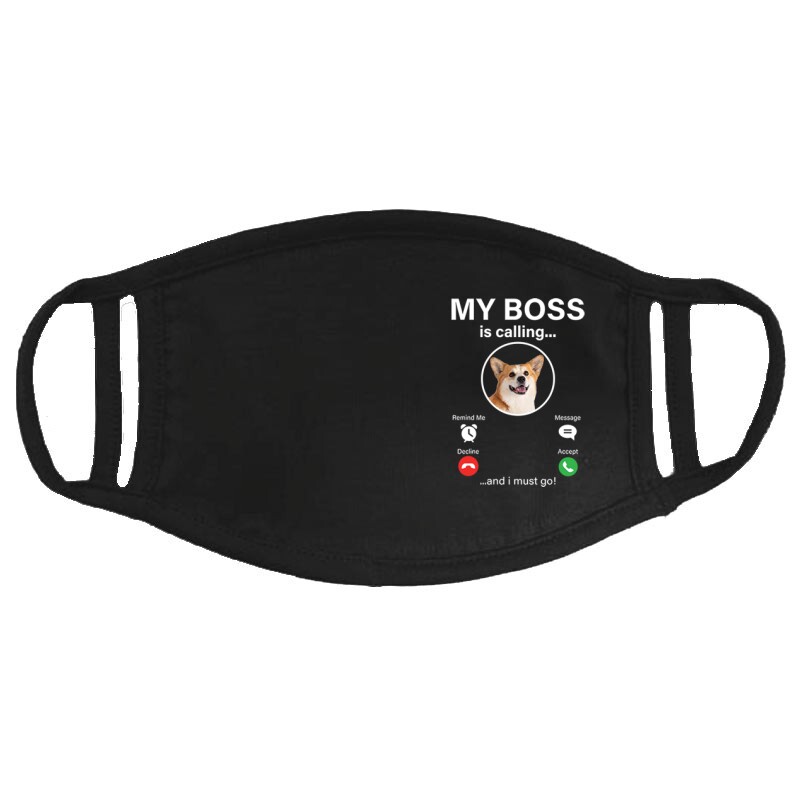 My Boss Calling Corgi Arcmaszk