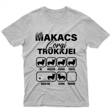 Makacs Corgi Trükkjei Férfi póló