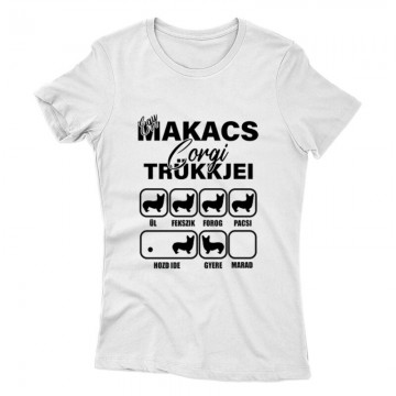 Makacs Corgi Trükkjei Női póló