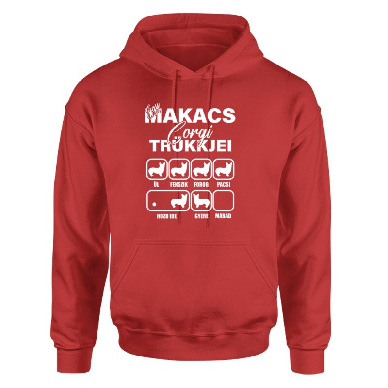 Makacs Corgi Trükkjei Unisex pulóver