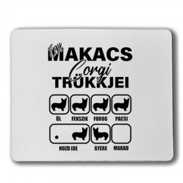 Makacs Corgi Trükkjei Egérpad