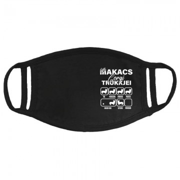 Makacs Corgi Trükkjei Arcmaszk