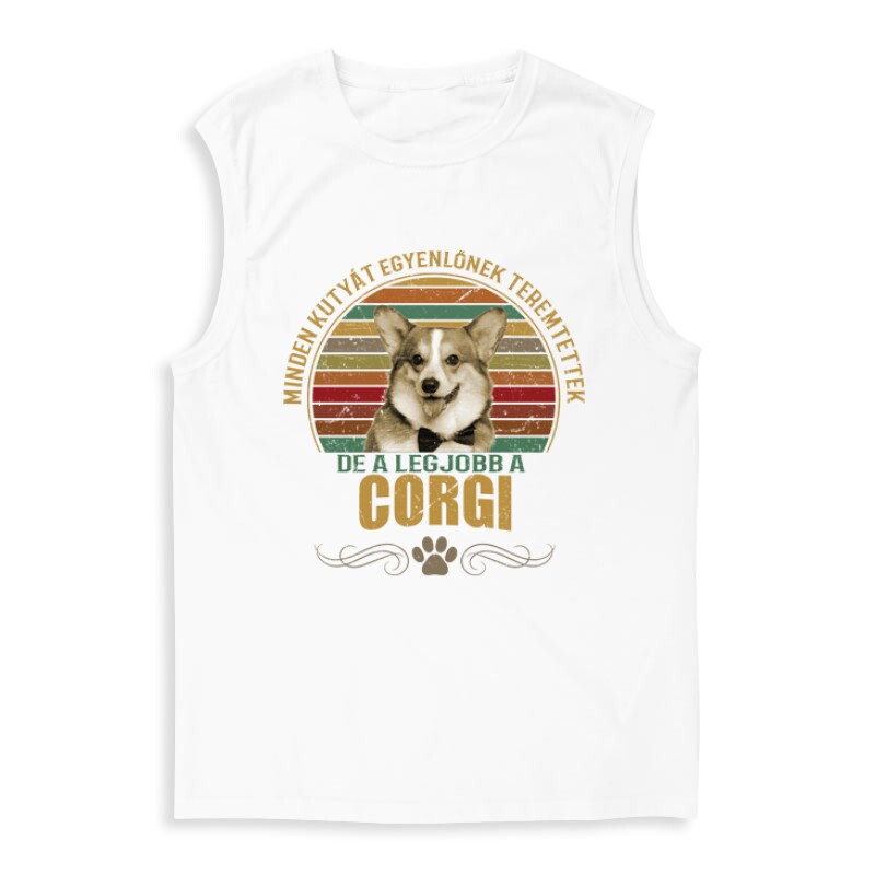 Minden Kutyát Egyenlőnek Corgi Férfi Trikó