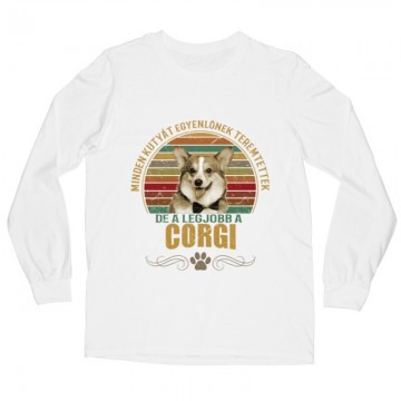 Minden Kutyát Egyenlőnek Corgi Hosszú ujjú póló