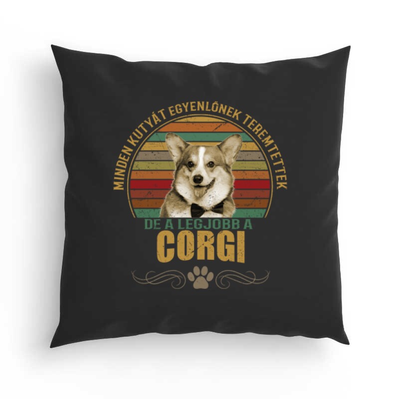 Minden Kutyát Egyenlőnek Corgi Párna