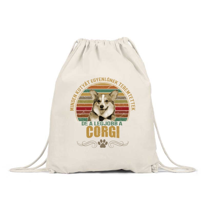 Minden Kutyát Egyenlőnek Corgi Tornazsák