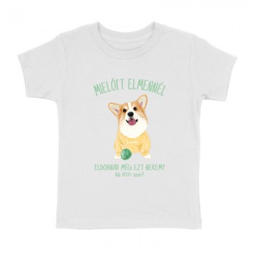 Eldobnád nekem? - Corgi Gyermek póló