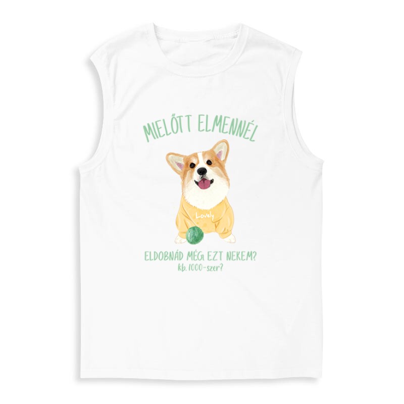 Eldobnád nekem? - Corgi Férfi Trikó