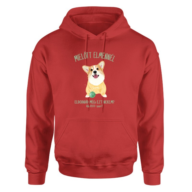 Eldobnád nekem? - Corgi Unisex pulóver