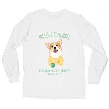 Eldobnád nekem? - Corgi Hosszú ujjú póló