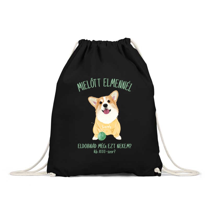 Eldobnád nekem? - Corgi Tornazsák