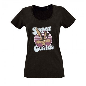 Super Genius O nyakú női póló