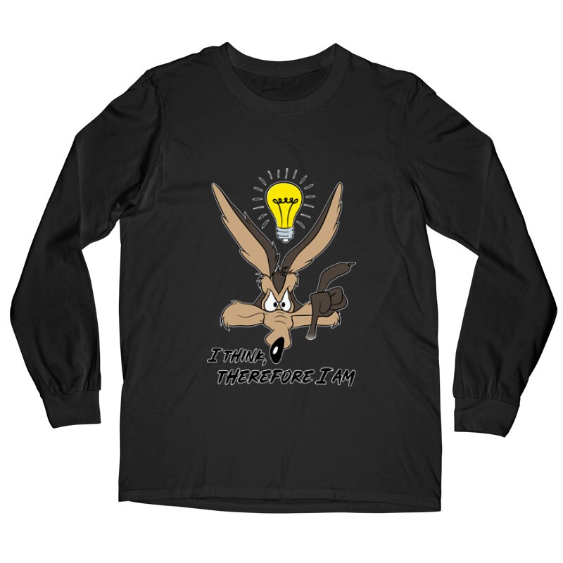 I think, therefore I am Hosszú ujjú póló