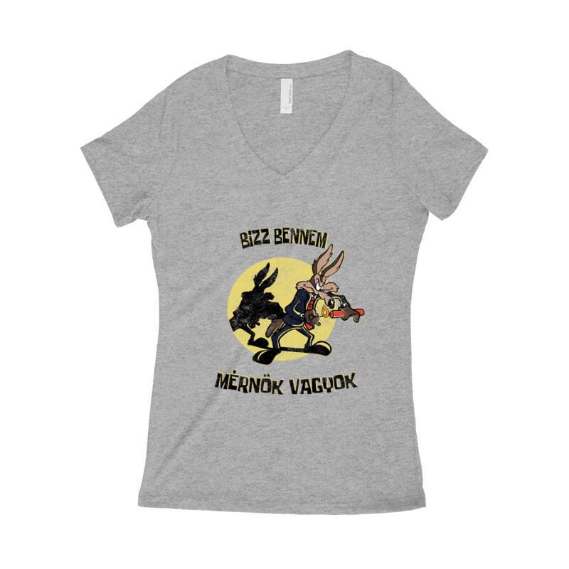 Bízz bennem, mérnök vagyok Női póló V kivágott