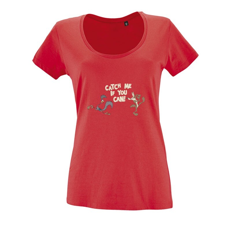 Catch Me If You can ! O nyakú női póló