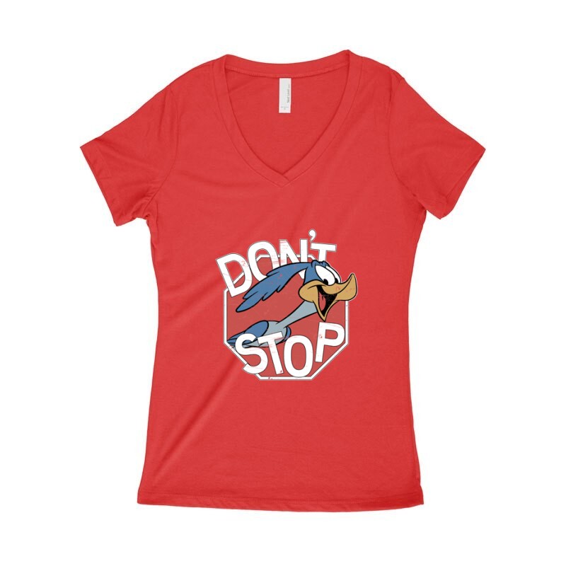 Don't Stop Női póló V kivágott