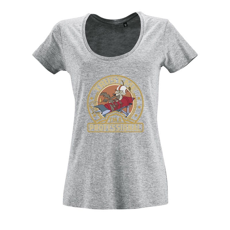 Trust Me I'm a Professianal ! O nyakú női póló