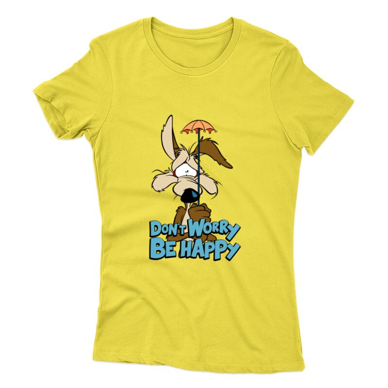 Don't worry, be happy Női póló