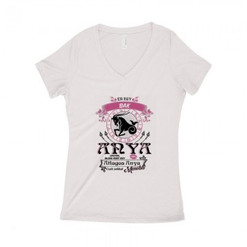 Bak Anyuka Vagyok Női póló V kivágott