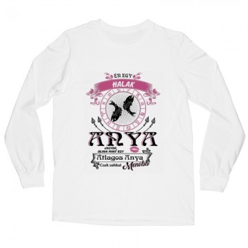 Halak Anyuka Vagyok Hosszú ujjú póló