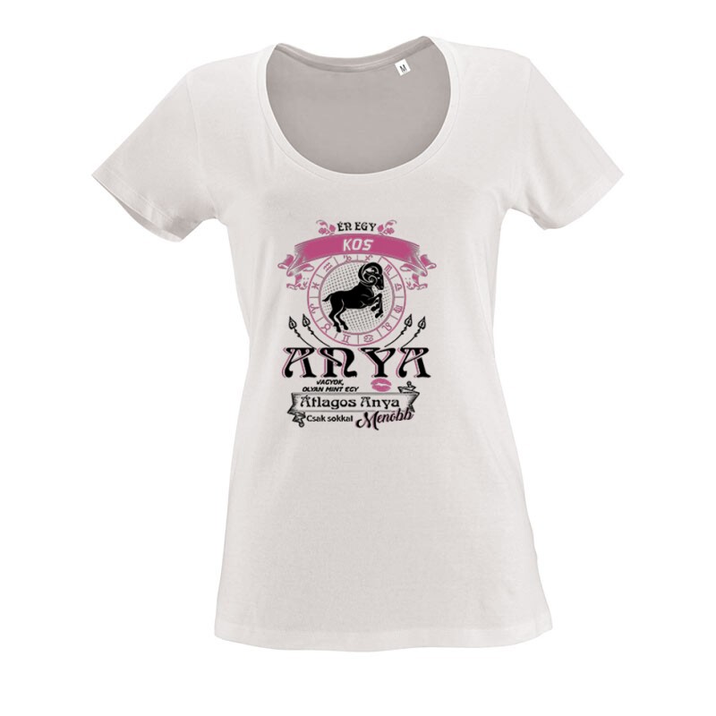 Kos Anyuka Vagyok O nyakú női póló