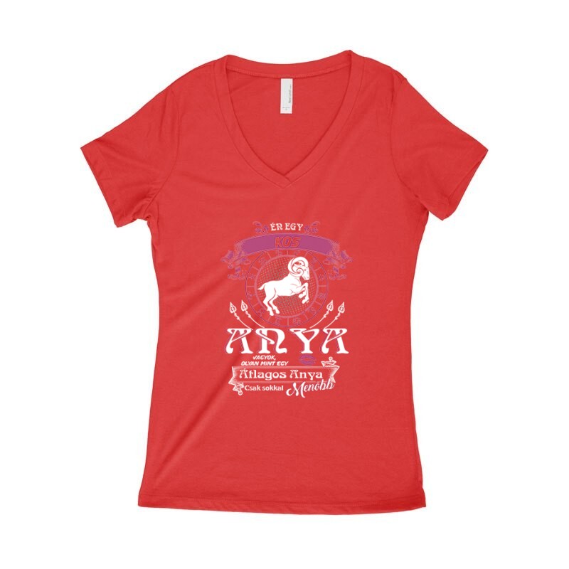 Kos Anyuka Vagyok Női póló V kivágott