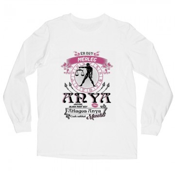 Mérleg Anya Vagyok Hosszú ujjú póló