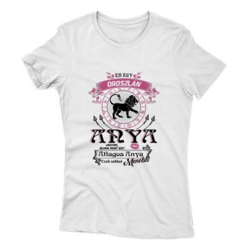 Oroszlán Anyuka Vagyok Női póló