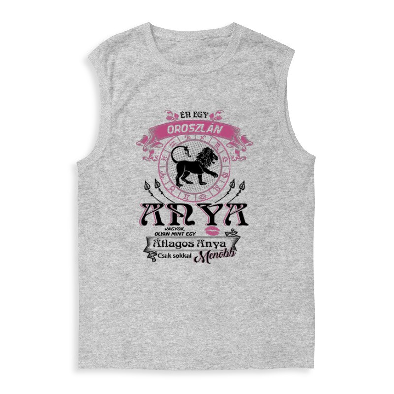 Oroszlán Anyuka Vagyok Férfi Trikó