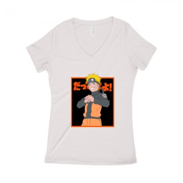 Naruto Női póló V kivágott