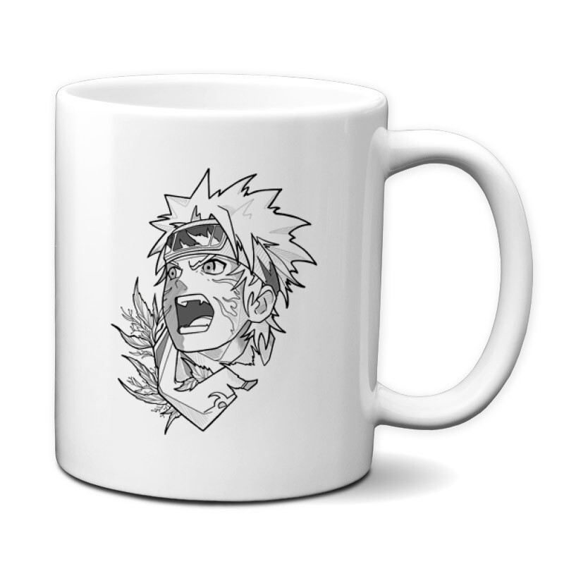 Naruto scream Bögre