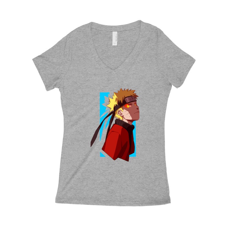 Naruto uzumaki Női póló V kivágott