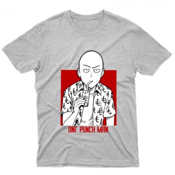 One punch man drink Férfi póló