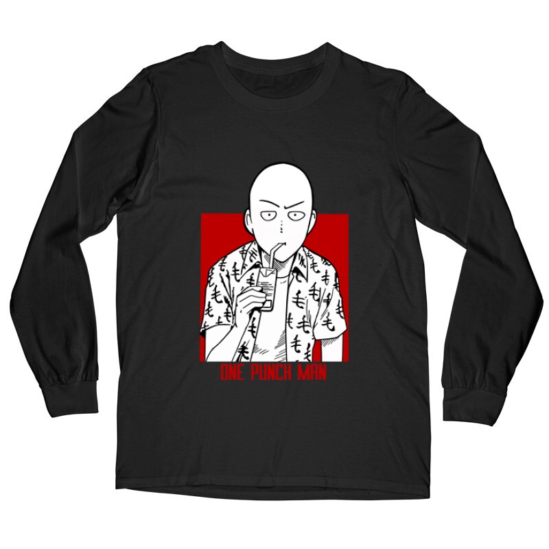 One punch man drink Hosszú ujjú póló