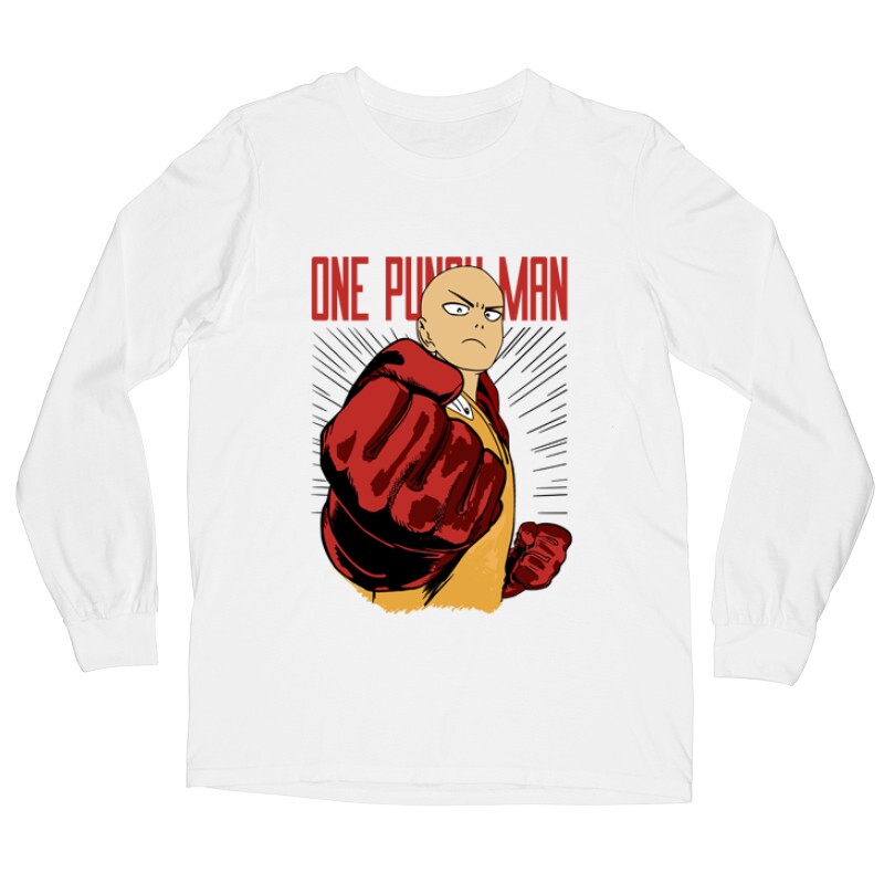 One punch man nervous Hosszú ujjú póló
