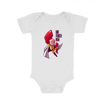 One punch man flying Bébi body