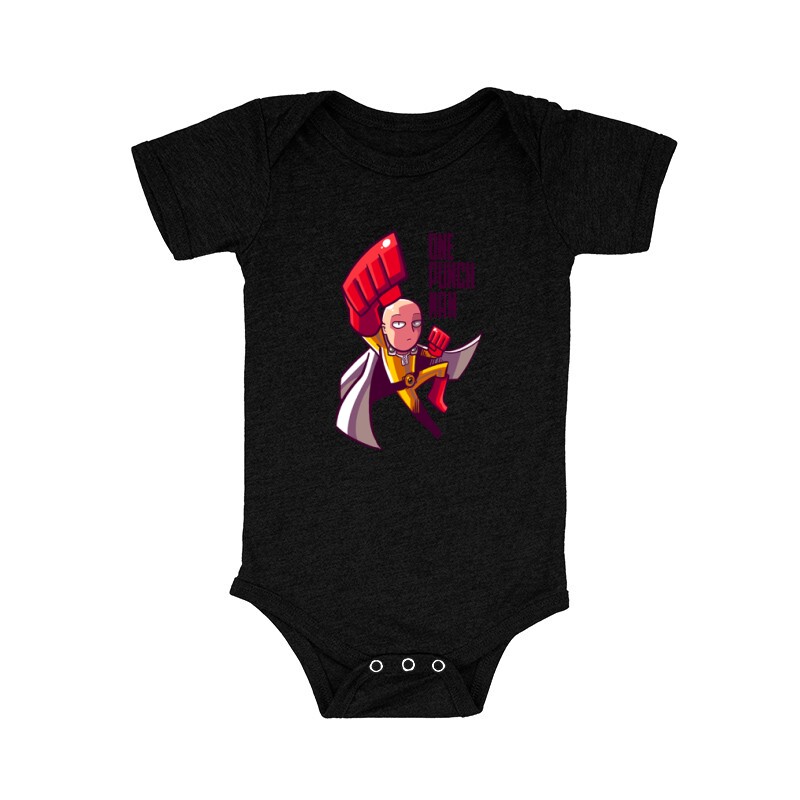 One punch man flying Bébi body