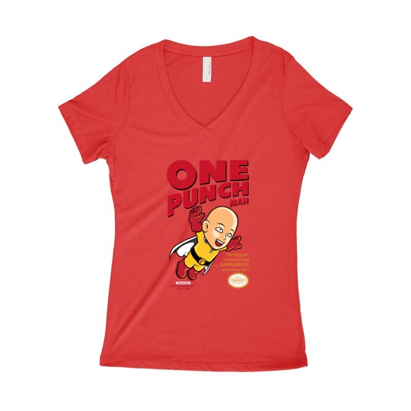 One punch man Daisuki Női póló V kivágott
