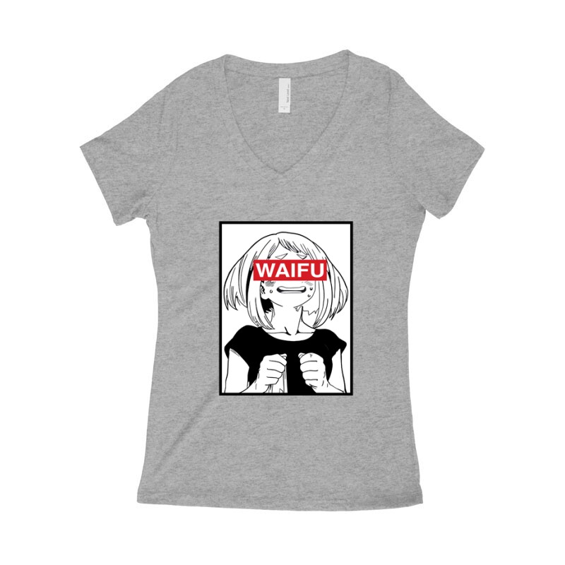 Waifu Női póló V kivágott