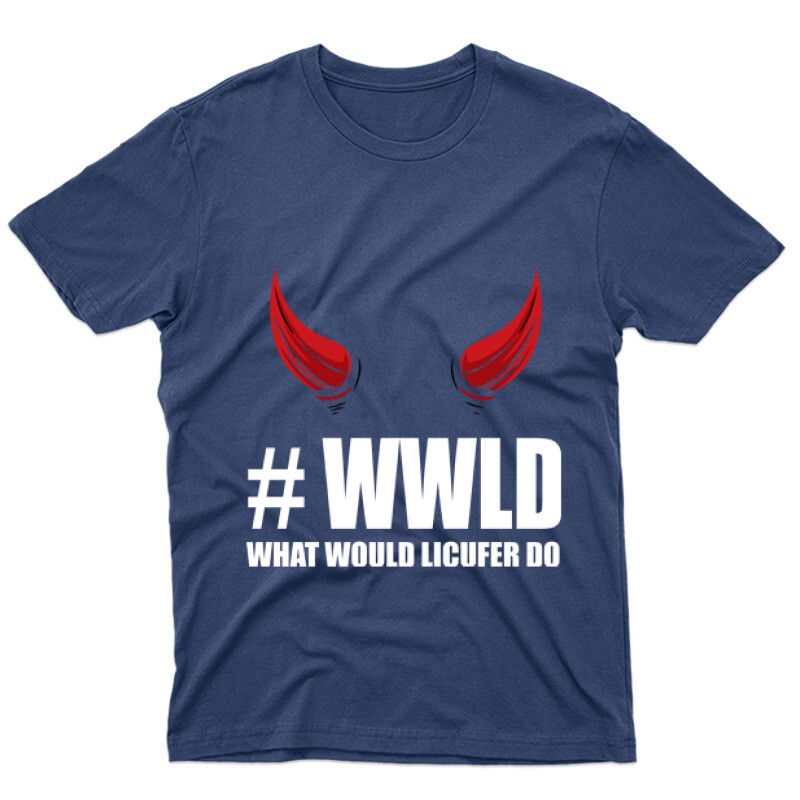 What would Lucifer do ? Férfi póló