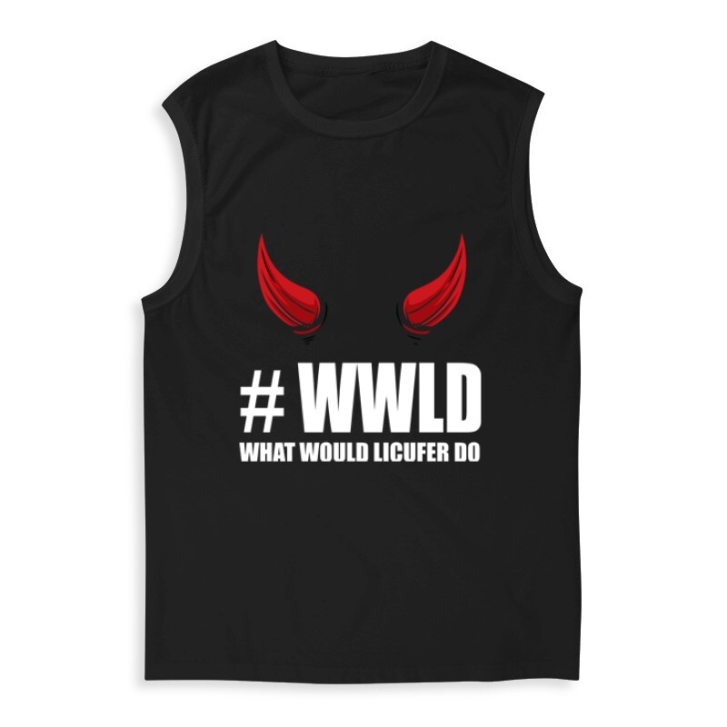 What would Lucifer do ? Férfi Trikó