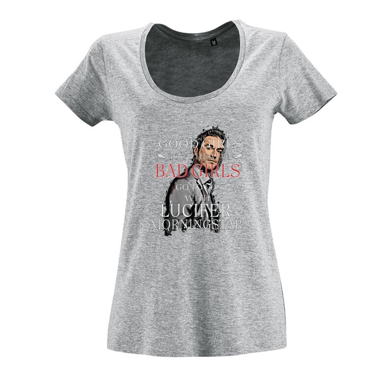Good girls & bad girls O nyakú női póló