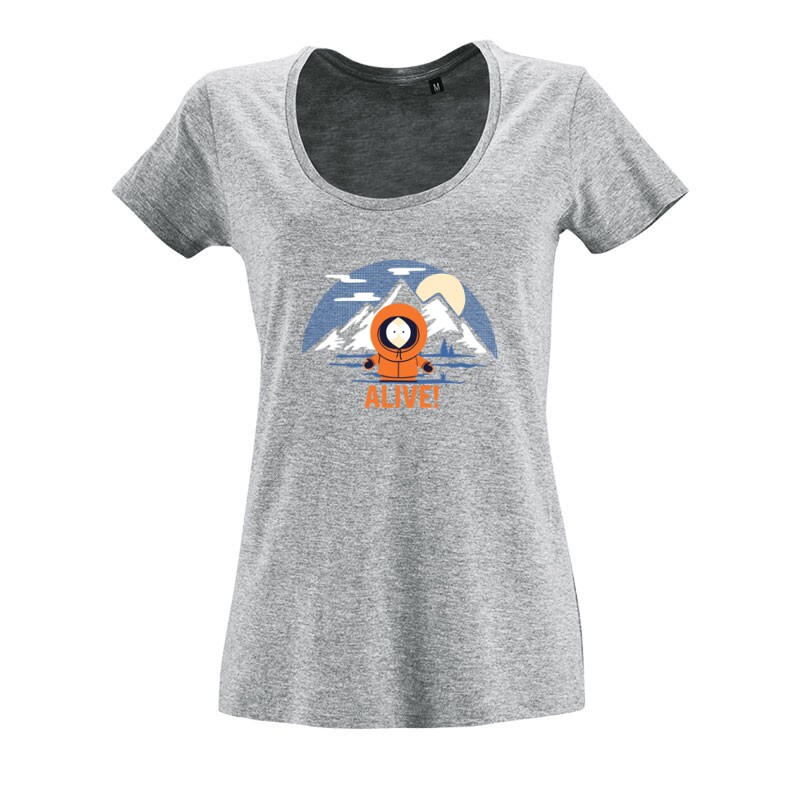 Alive O nyakú női póló