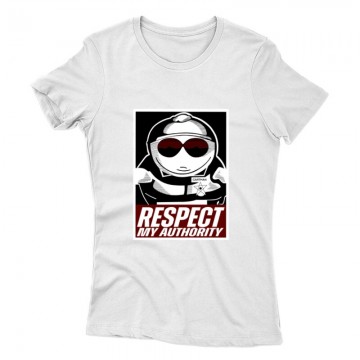 Respect my authority Női póló