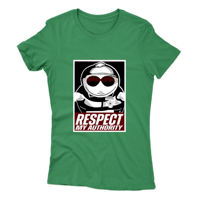 Respect my authority Női póló
