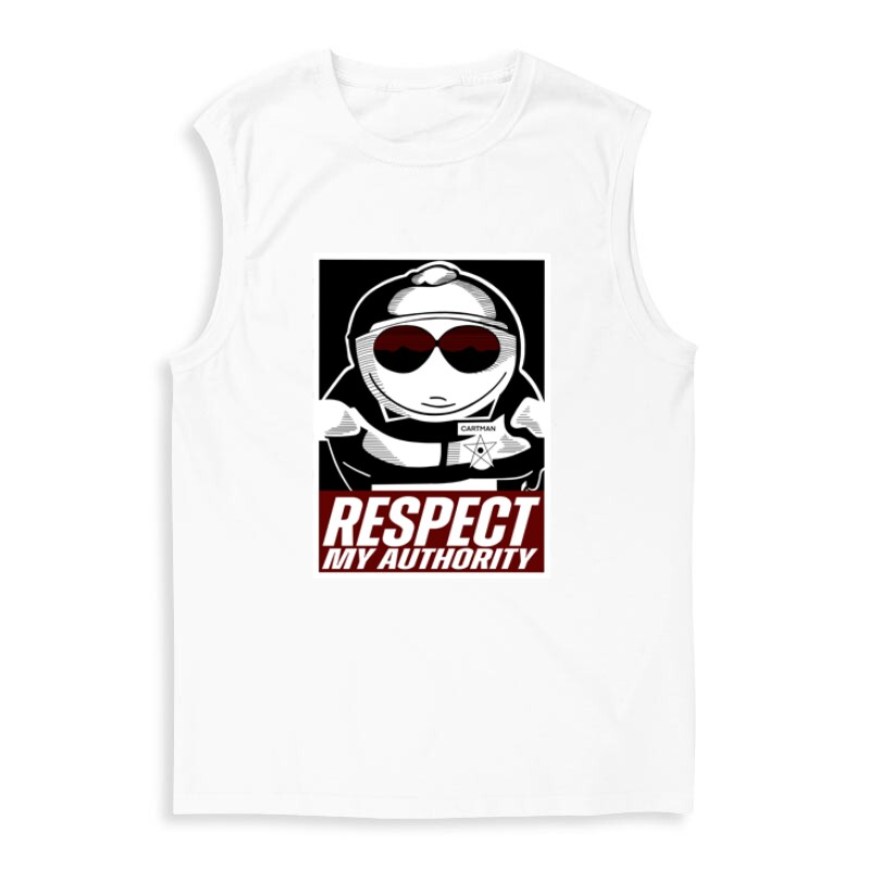 Respect my authority Férfi Trikó