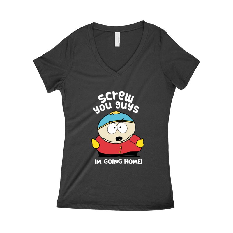 Im going home Női póló V kivágott