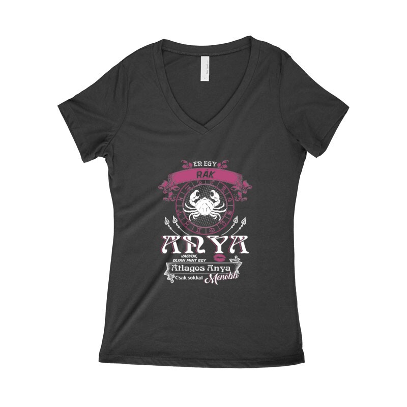 Rák Anyuka Női póló V kivágott